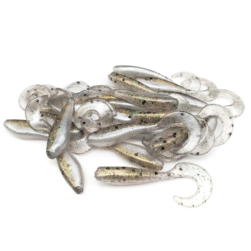 Heavy-duty Lures-Crappie Minnow - Curly Tail Shad Body