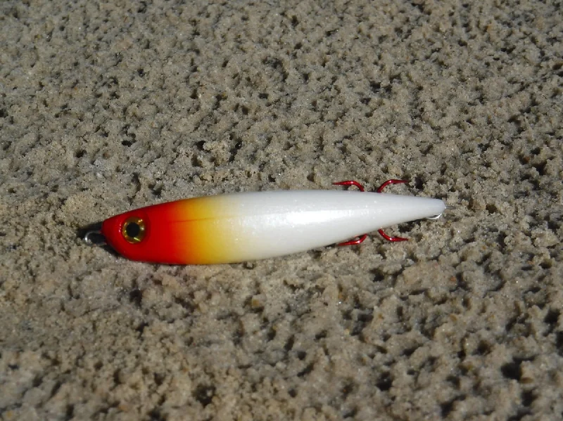 Deepwater Lures-CROSSFIRE BENT MINO 75MM COL FH FIRE HEAD