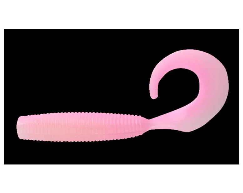 Trout Lures-DAIWA BAIT JUNKIE 4'' GRUB PINK GLOW UV