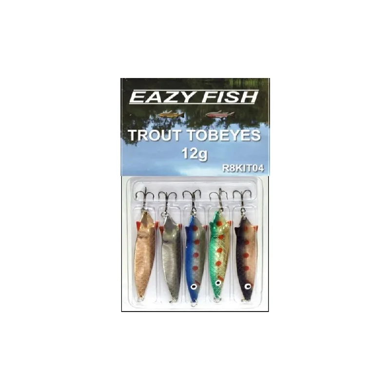 Feather Lures-Dennett Eazy Fish Tobeye Kits