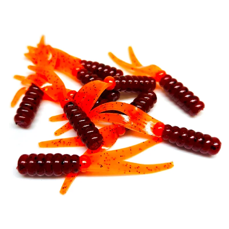 Deepwater Lures-Fire Craw - Crappie Floppers