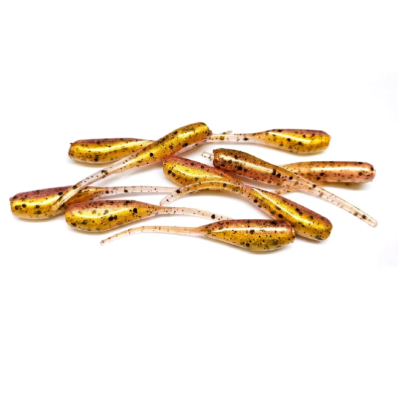 Pike Lures-Fireball - 1" Micro Shad Stinger Tails