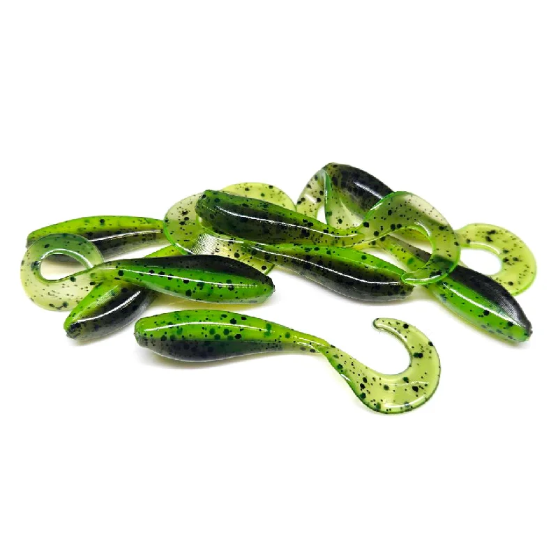 Floating Lures-Frog Turd - Curly Tail Shad Body