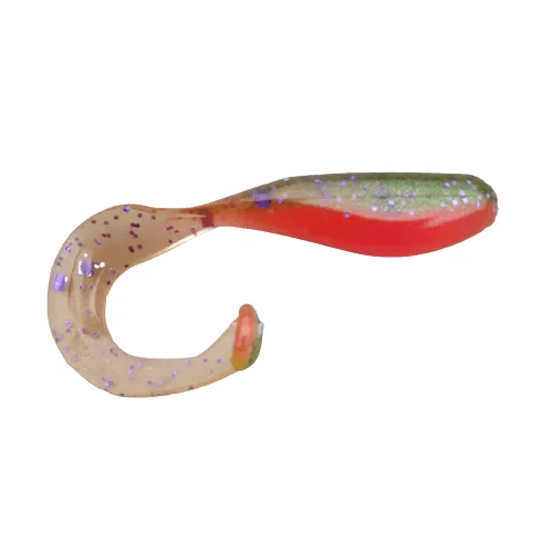 Floating Crankbaits-1.75" Pink Champagne Curly Tail Grub