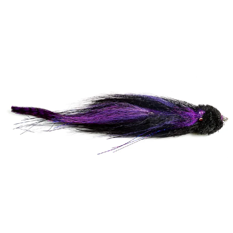 Saltwater Shrimp Flies-Joes Electric Grape Muskie Leech