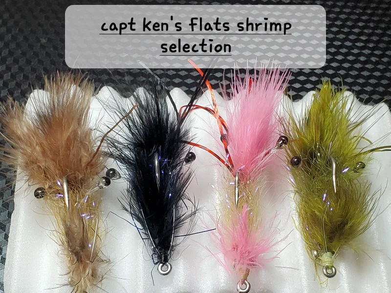 Salmon Streamer Flies-Capt. Ken's Flats Shrimp Fly, Shrimp Fly, Redfish Fly, Permit Fly, Bonefish Fly