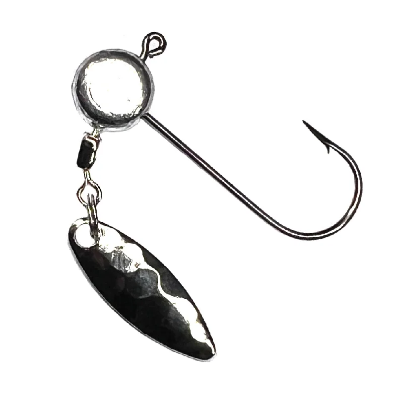 Inline Lures-Micro Underspin J-Bend Jig Hooks