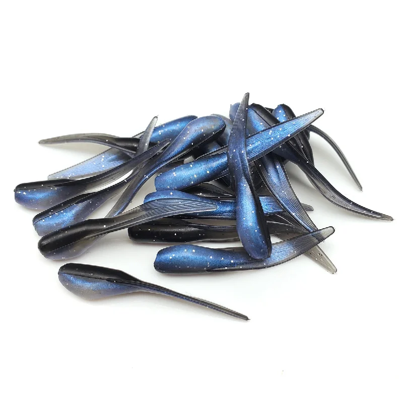 Soft Plastic Craw Lures-Midnight Minnow - Shad Reapers