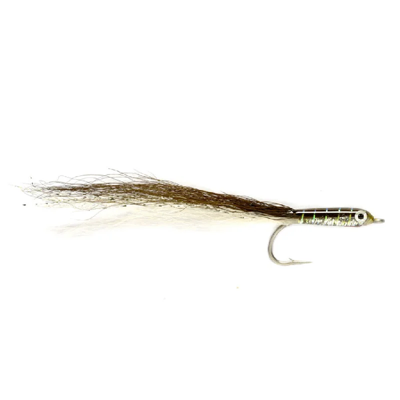 Stonefly Flies-Mikkelson's Epoxy Baitfish Olive & White