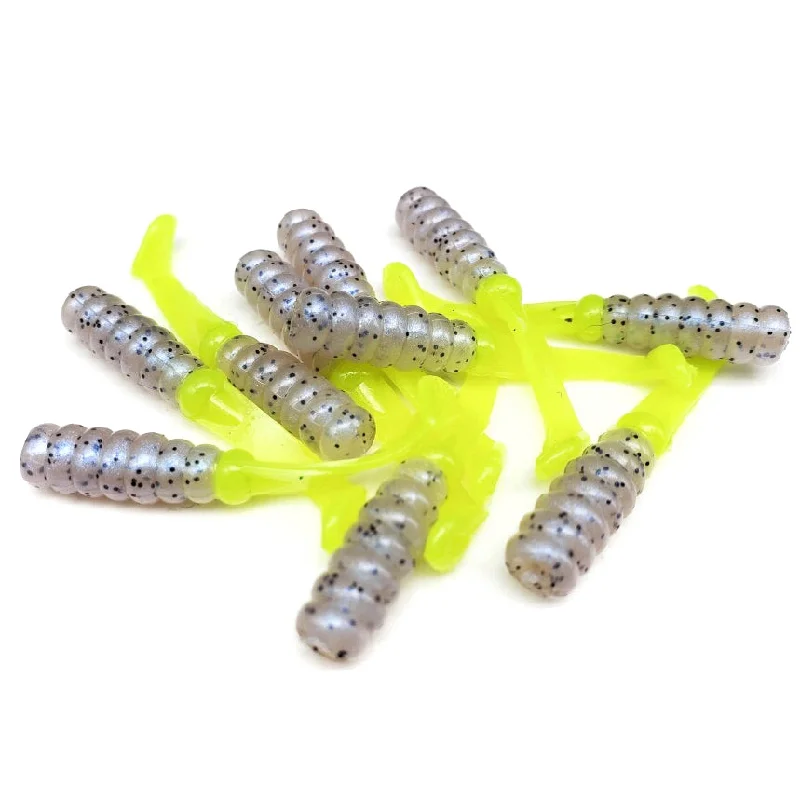 Slow-sinking Lures-Monkey Milk/Chartreuse - 2" Twerkin' Minnow