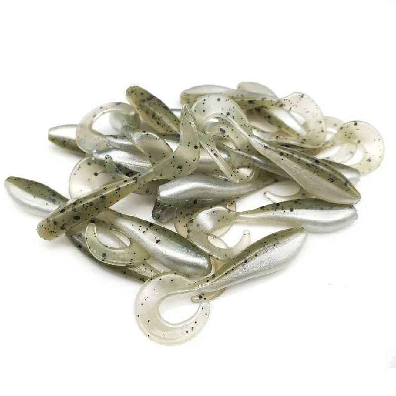 Jighead Lures-Mossback - Curly Tail Shad Body