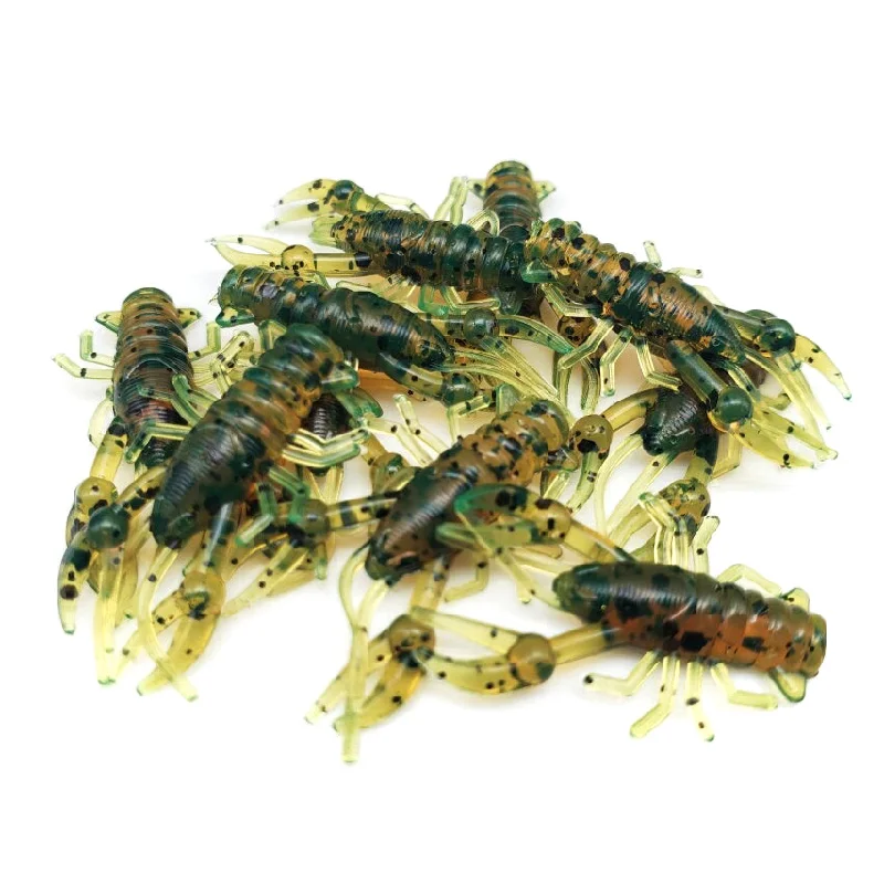 Heavy-duty Topwater Lures-Motor Oil - 1" Micro Craw