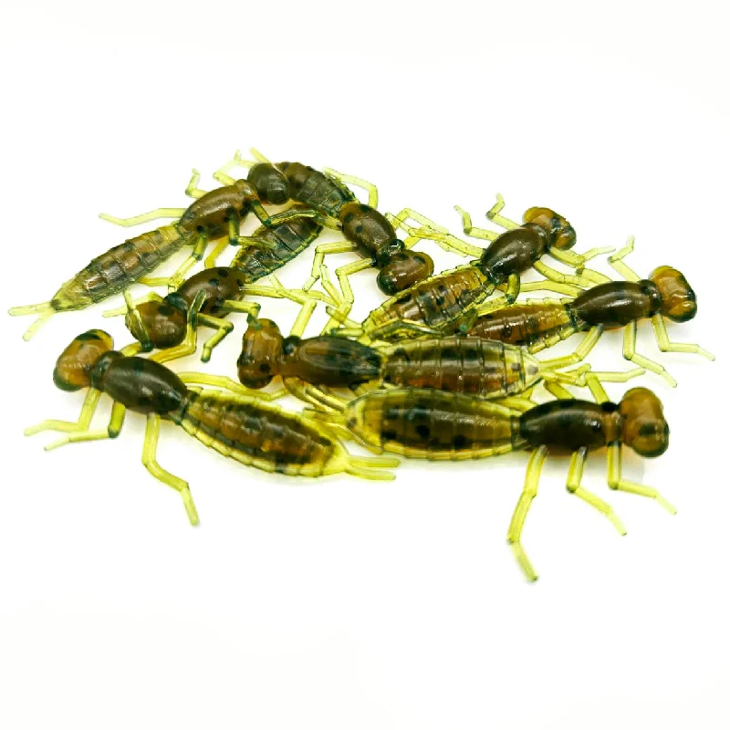 Topwater Lures for Bass-Motor Oil - Dragonfly Larvae