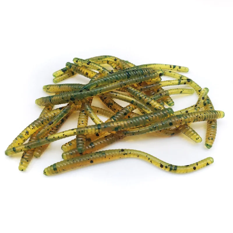 Inline Spinner Lures-Motor Oil - Ultra Finesse Worm