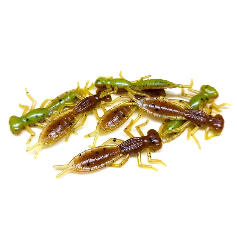 Minnow Soft Plastic Lures-Mudbug - Dragonfly Larvae