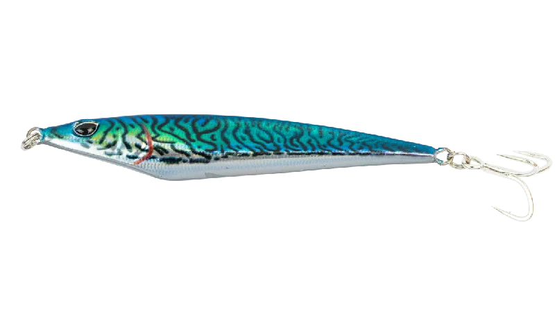 Saltwater Lures-NOMAD RIDGEBACK 80G COL SILVER GREEM MACK