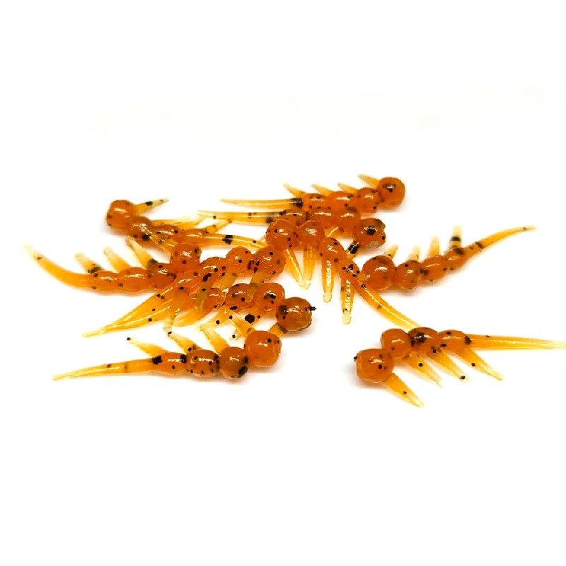 Freshwater Lures-Orange - 1" Side Swimmers