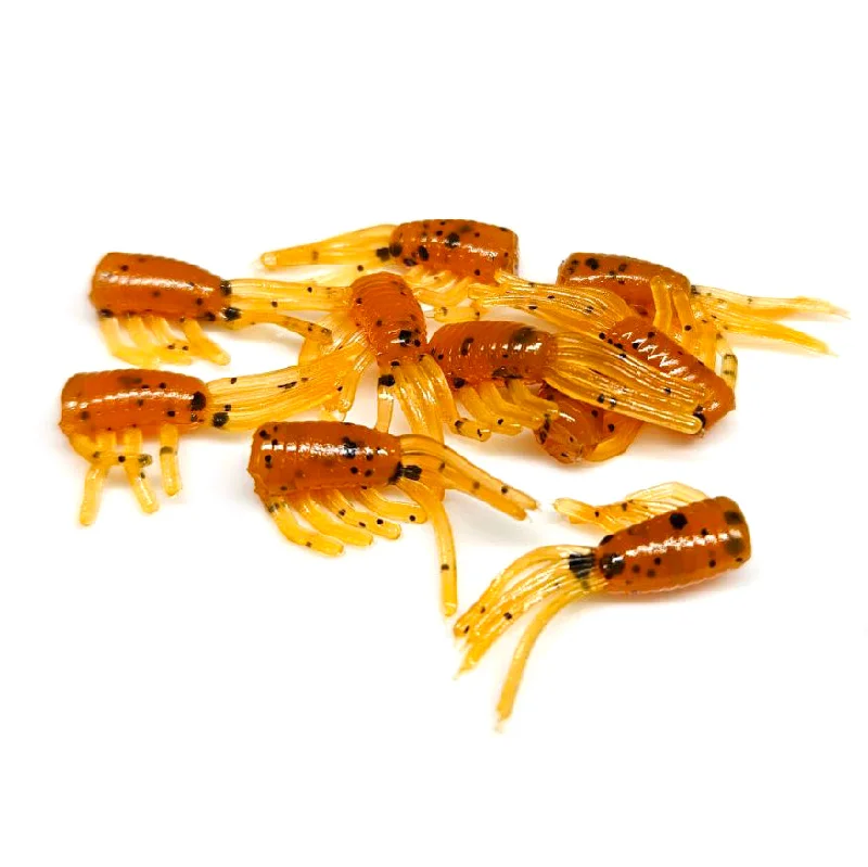 Popper Lures-Orange - 3/4" Scuds