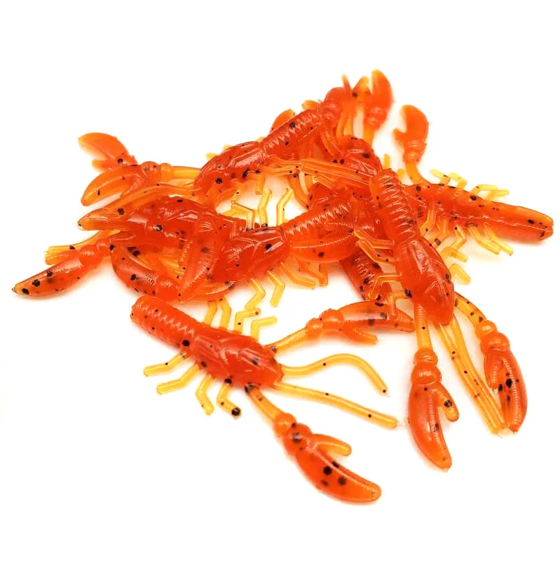 Vibra Lures-Orange - Finesse Craw