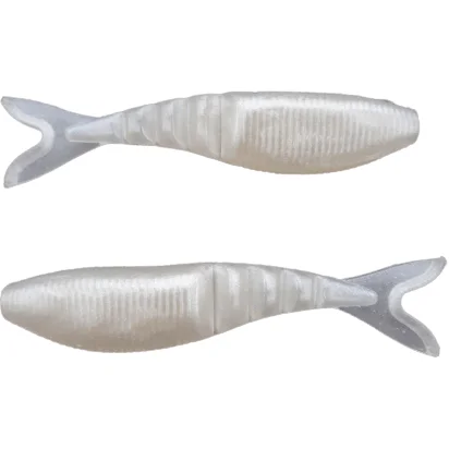 Realistic Lures-4" Pearl White Shad Swimbait