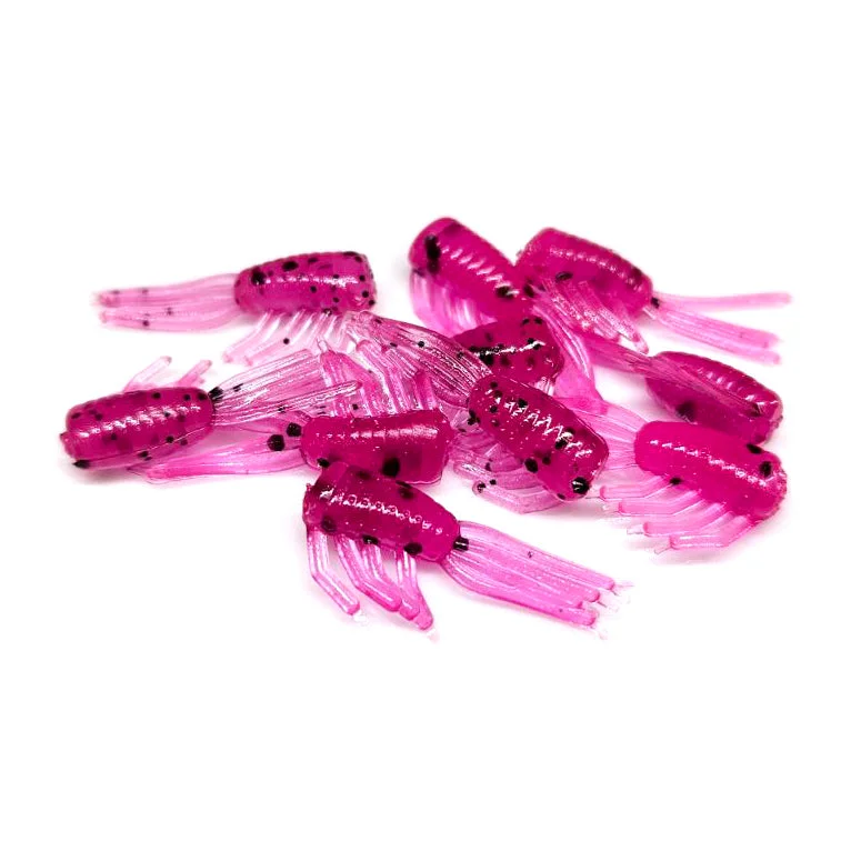 Glow Lures-Pink - 3/4" Scuds