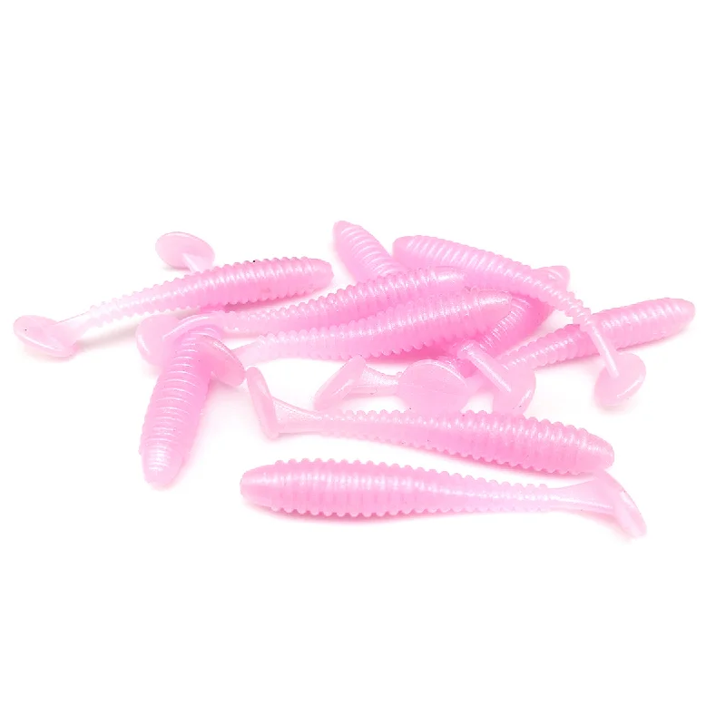 Soft Plastic Lures-Pink Ice - Rip Shad