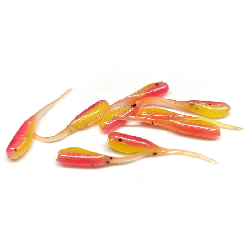 Softbody Lures-Pink Lemonade - 1" Micro Shad Stinger Tails