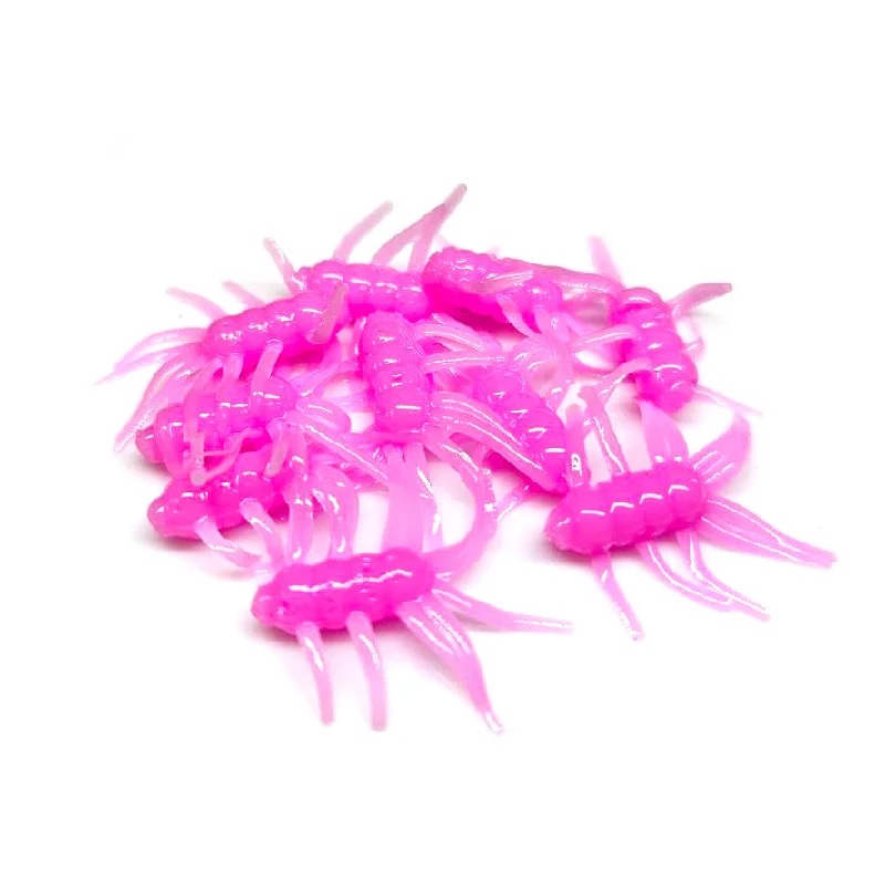 Jighead Lures-Bubblegum - Micro Spider Monkeys