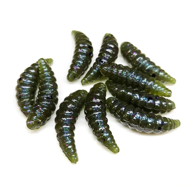 Buzzbait Spinner Lures-Pond Scum - Wax Worms