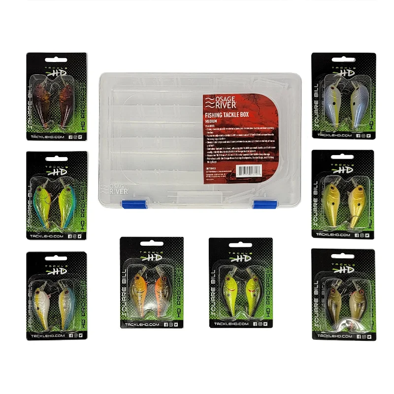 Worm Lures-Pro Square Bill Bundle