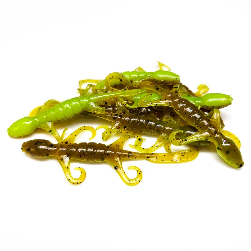 Saltwater Shimmer Lures-Pumpkin Chartreuse - Lil' Lizard