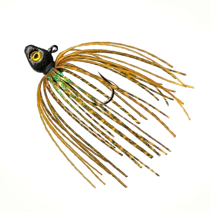 Swim Jig Lures-Pumpkin Gill - Micro Swim Jig