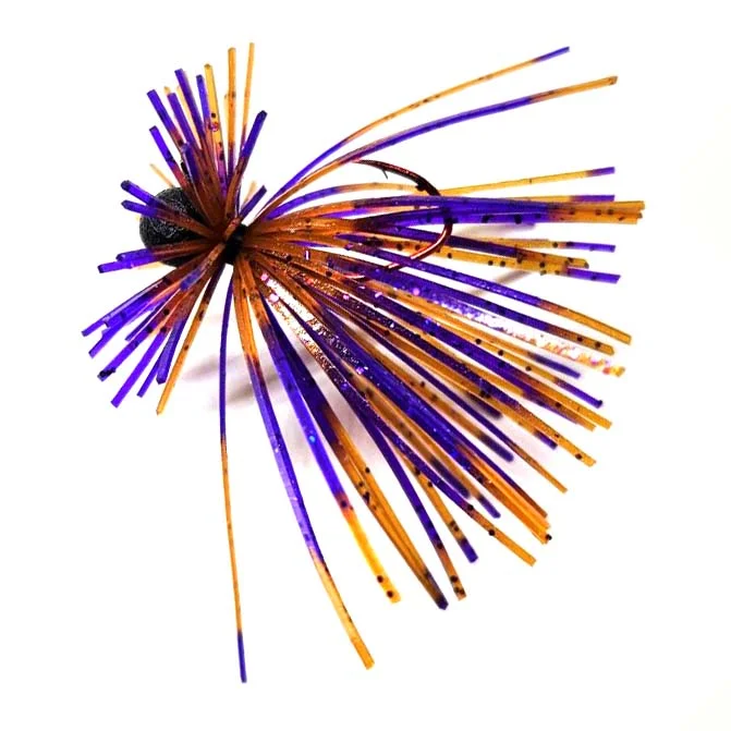 Lipless Lures-Purple Pumpkin - Micro Spin Jig