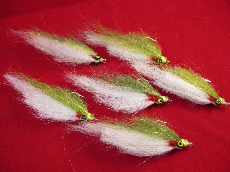 Woolly Bugger for Pike-Salt Water Clouser, High Profile Clouser Minnow, Clouser Baitfish, Streamer Fly