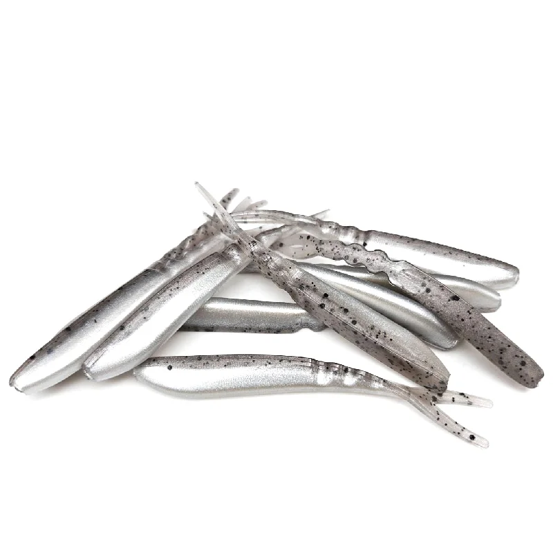 Topwater Lures-Silver Ice - 3" Flat Top Minnow