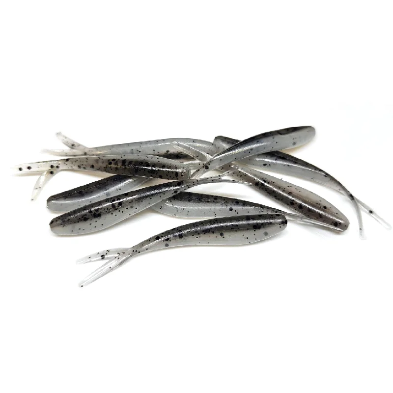 Pike Lures-Smoked Shad - Split-Tail Minnow