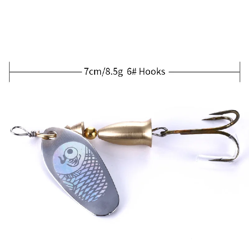 Custom Lures-Spinner Fishing Lure Metal Bait