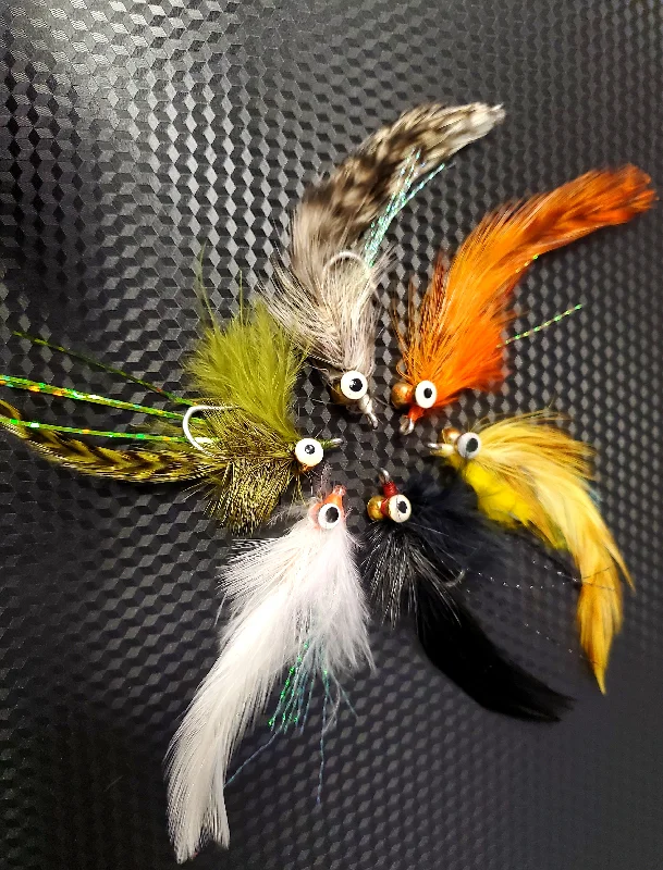 Shrimp Flies-Streamer Fly, Capt. Ken Tutalo's Simple Streamer, Clouser Minnow, Deceiver Fly, Salt Water Guide Fly