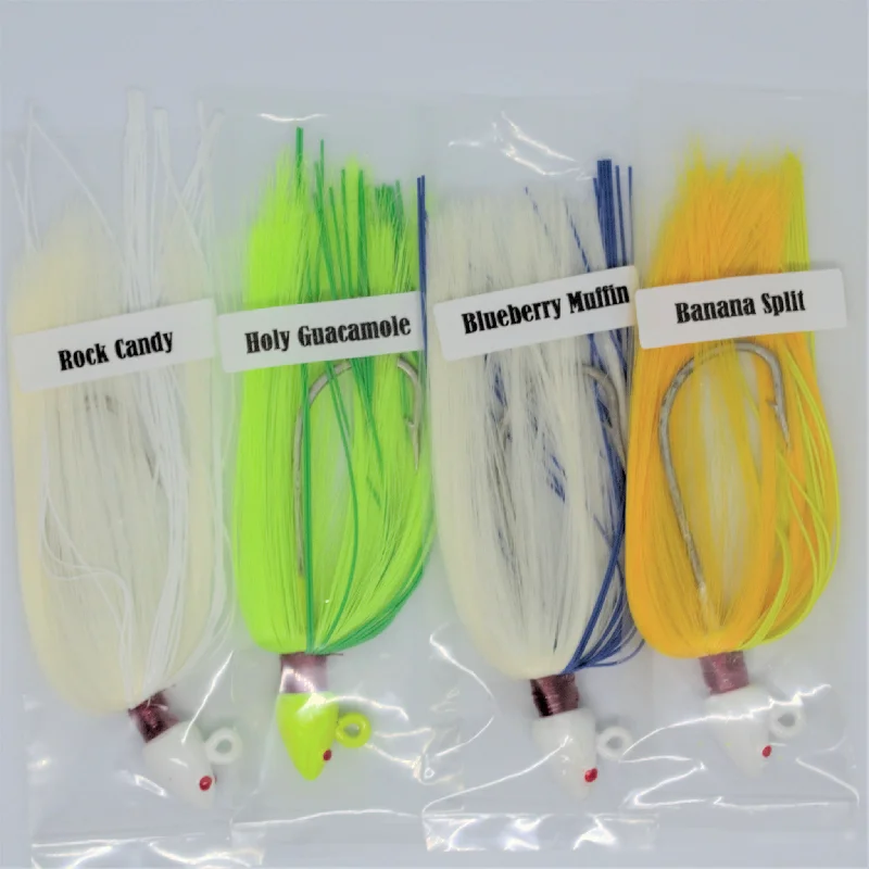 Natural Color Lures-Fish Snax Lures Striper Snax Bucktails