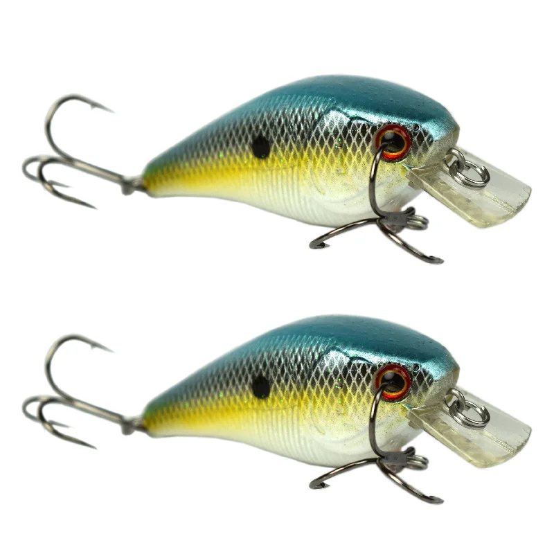 Trout Catcher Lures-Tackle HD Square Bill 2-Pack - SX Shad