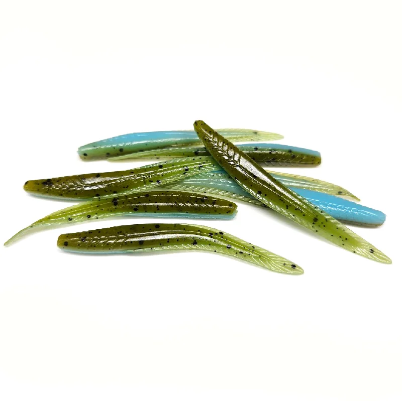 Deep Diving Lures-Toxic Pumpkin - Finesse Leech