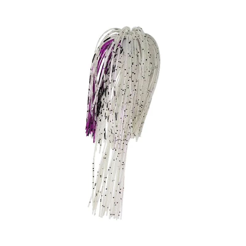 Pike Lures-Warrior Spinnerbait Skirts w/Tail 3-Pack - Purple Shad