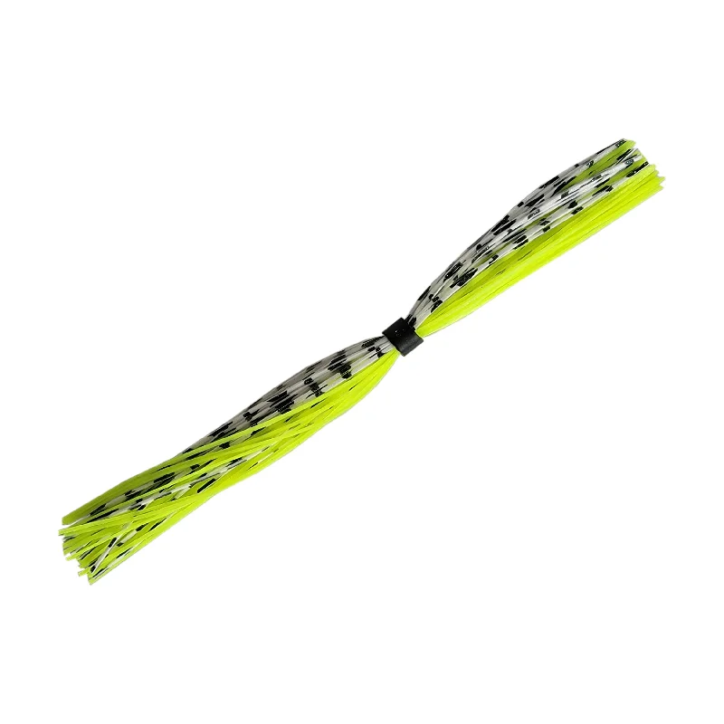 Freshwater Lures-Warrior Standard Jig Skirt 5-Inch 6-Pack - Chartreuse Shad