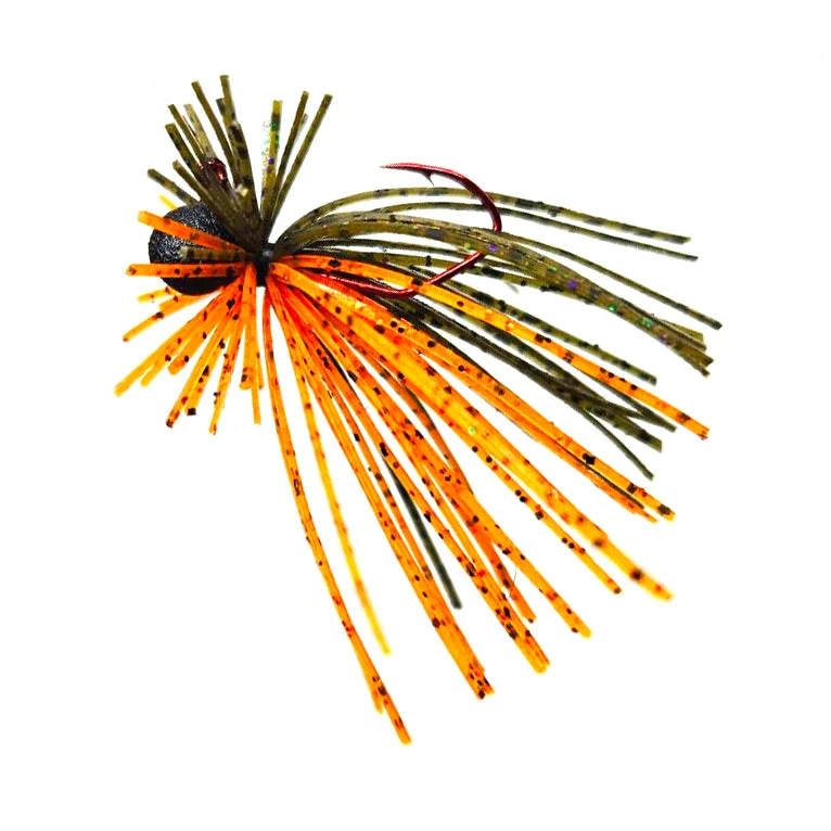 Streamer Lures-Watermelon Orange - Micro Spin Jig