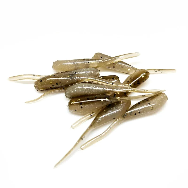 Minnow Soft Plastic Lures-Whiskey Shad - 1" Micro Shad Stinger Tails