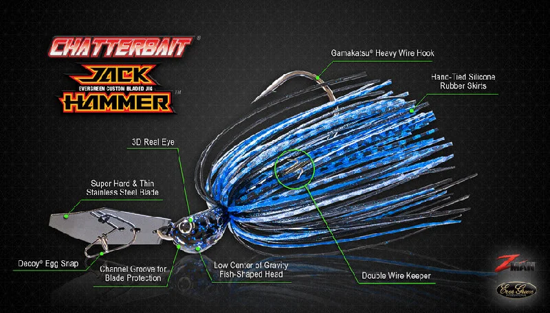 Shrimp Lures-Z-Man Jack Hammer Lures