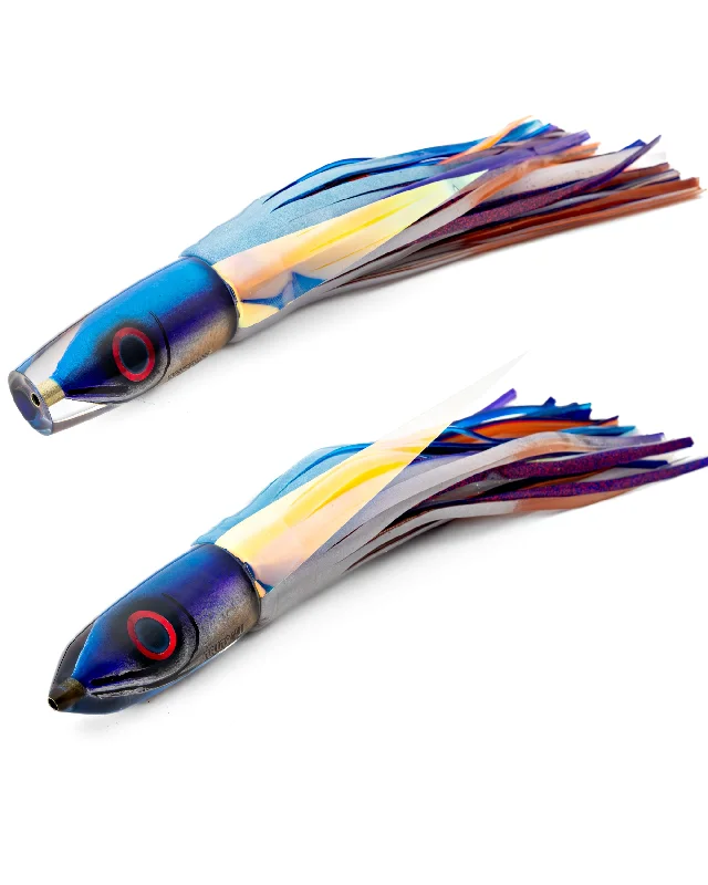 Perch Lures-7" Ali'i Fish Series: Blue/Salmon