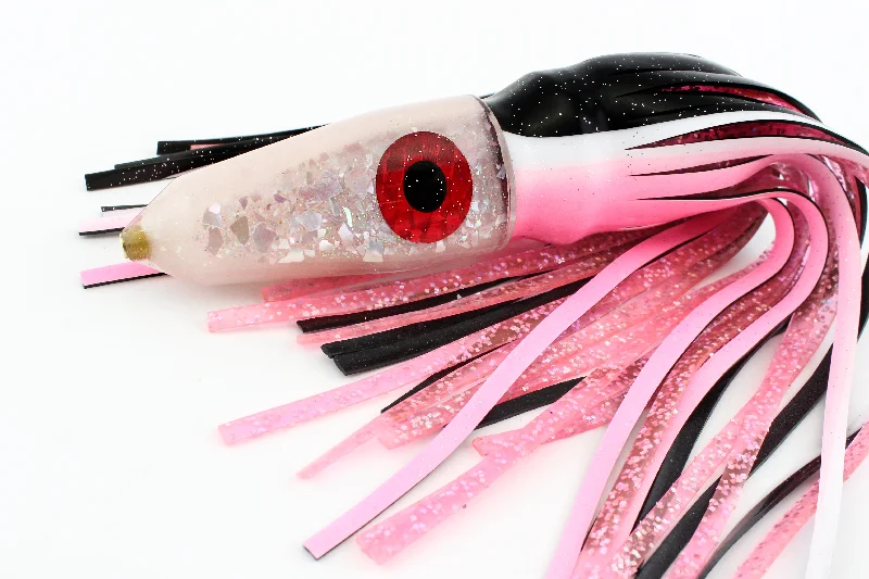 Slow-sinking Lures-9" Classic Strawberry Pearl Bullet with MOP Flake