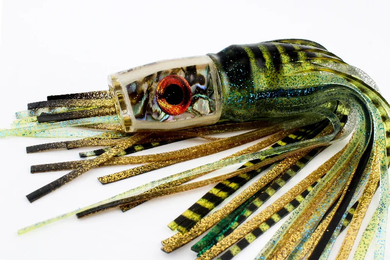 Streamer Lures-9" Custom Baitfish with Ivory Glow and Paua Shell 2