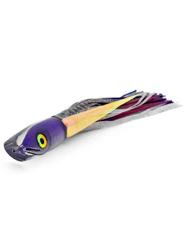 Soft Plastic Lures-9” Moke Plunger: Purple/Silver